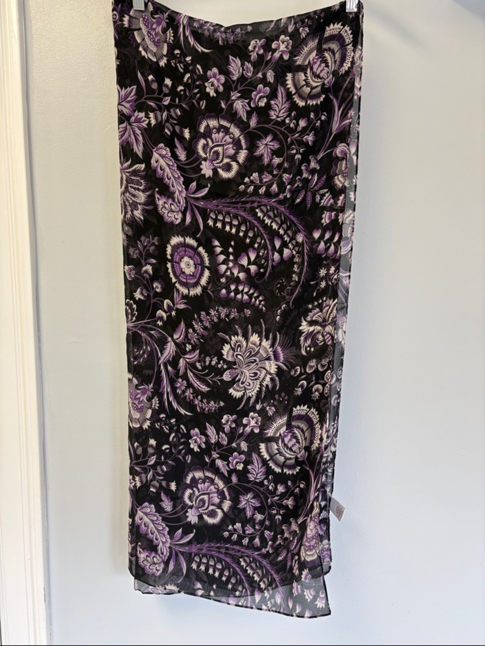 Purple Lightweight Dress Scarf